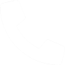 biała ikona słuchawki telefonicznej